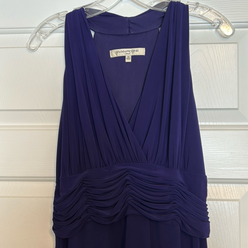 Purple semi formal dress in great condition.